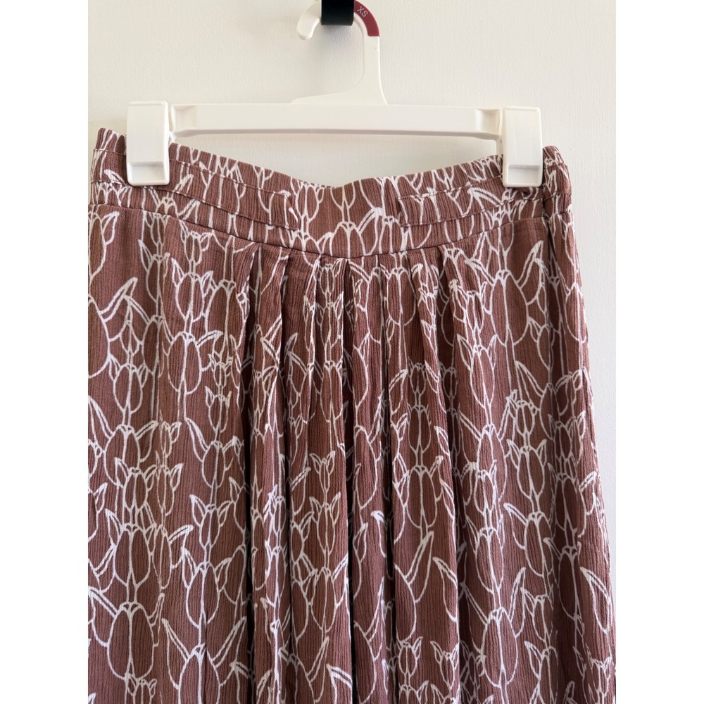 Kinolau manaola collection wide leg pants lei print Hawaii lole - Picture 3 of 7